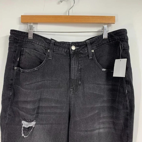 BP Nordstroms Women's Be Responsible High Waist Ankle Mom Jeans‎ Black SZ 16 NWT - Picture 4 of 13